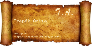 Trepák Anita névjegykártya